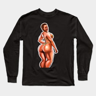 PIN UP GIRL CRUSH BIKINI Long Sleeve T-Shirt